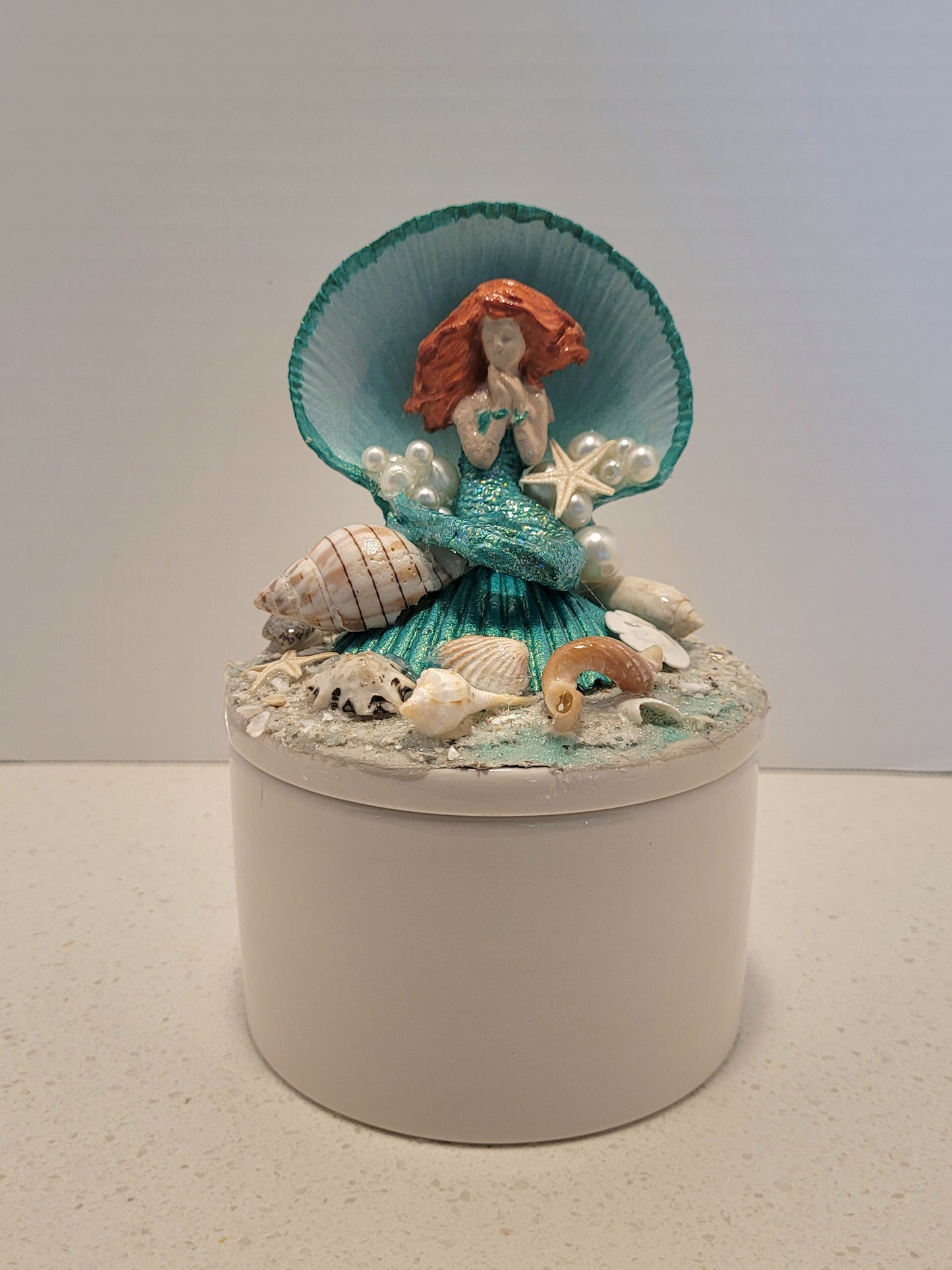 Mermaid Trinket Box - Emerald